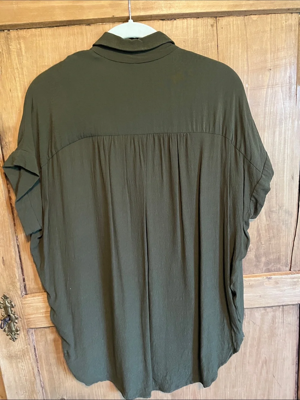 Madewell Olive Green Relaxed Button-Down Shirt XS